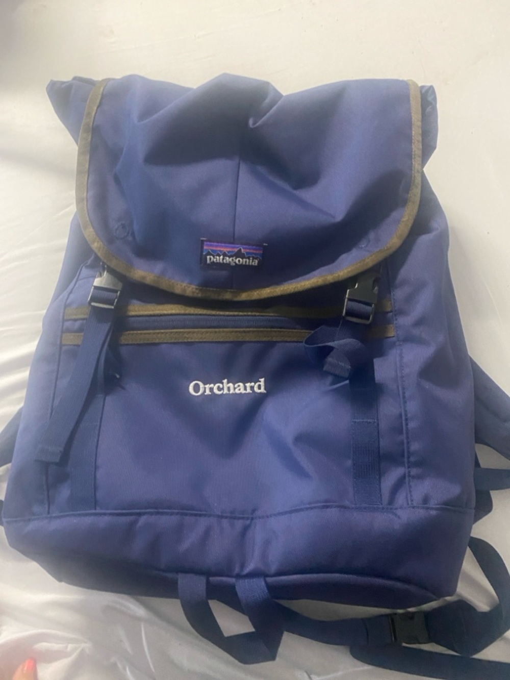 Patagonia Arbor Classic DayPack 25L  Backpack blue W/ embroidered orchard - Picture 4 of 10